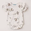 Disney at Pepco white Minnie Mouse bodysuit with flutter sleeves, baby size 0–3 months, front