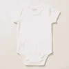 Pepco Baby white Stitch bodysuit, baby size 9–12 months, back