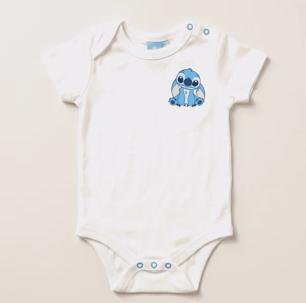 Stitch bodysuit, white