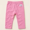 So Cute leggings in bubblegum pink with fruit club patch, 18–24 months, front view