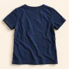 H&M tee in navy, size 8-10 years (134 cm), plain back