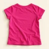 lupilu-sweetheart-slogan-tee-fuchsia-92-back Lupilu tee in fuchsia, size 18-24 months (86/92 cm), plain back