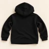 Wednesday Addams hoodie in black, size 12-14 years (158/164 cm), plain back with hood
